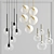 Bubbly Elegance Pendant Chandelier 3D model small image 3