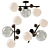Bullesco Glass & Metal Wall Sconce 3D model small image 3