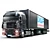 Daf XF 2013 Red White Black 3D Model 3D model small image 4