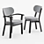 Elegant Porada Evelin Chair 3D model small image 1