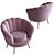 Blossom Armchair: Elegant Comfort by Mdehouse 3D model small image 14