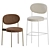 Verpan Series 430 Chair & Bar Stool: Elegant & Functional 3D model small image 1