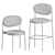 Verpan Series 430 Chair & Bar Stool: Elegant & Functional 3D model small image 4