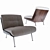 Daiki Modern Designer Lounge Chair 3D model small image 5