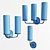Elegant Wentworth Wall Lights 3D model small image 4