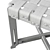 Elegant Pierced Base Stool 3D model small image 5