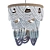 Wood Bead Ombre Chandelier 3D model small image 2