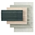 English Blinds Roman Curtains 3D model small image 2