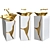 Luxury Freestanding Washbasin: Lapiaz 3D model small image 2