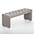 Luxury Bed Bench with Tufted Upholstery 3D model small image 8