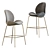 Elegant Astor Barstool: Sleek Design 3D model small image 1