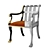 Elegant Brighton Armchair: Classic Comfort 3D model small image 5