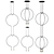 Modern LED Pendant Lamp - Axolight Liaison 3D model small image 1