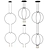 Modern LED Pendant Lamp - Axolight Liaison 3D model small image 3