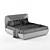 Grilli Quadro Double Bed: Sleek and Modern Elegance 3D model small image 4