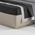 Grilli Quadro Double Bed: Sleek and Modern Elegance 3D model small image 7