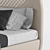 Grilli Quadro Double Bed: Sleek and Modern Elegance 3D model small image 8