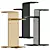 Sculptural Flirt Table: Elegant & Eye-catching 3D model small image 1