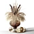Rustic Dried Flower Bouquet 3D model small image 1