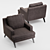 Stylish Belem Armchair by Ligne Roset 3D model small image 2