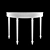 Blue Embossed Bone Inlay Console 3D model small image 2