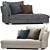 Stylish and Relaxing Holiday Chaise 3D model small image 2