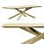 Modern Ethnicraft Mikado Rectangular Coffee Table 3D model small image 1