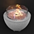 Wyfair Cove Concrete Fire Pit 3D model small image 2