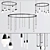 Sonneman Suspenders Pendant Lights 3D model small image 3