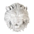  Majestic Lion Sculpture 3D model small image 2