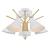 Title: Apart Ceiling Chandelier with Adjustable Arms 3D model small image 1