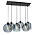Elegant Glass Ceiling Light 3D model small image 1