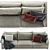 Poliform Bristol Modern Sofa 3D model small image 4