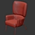 Elegance Redefined: Studio Twentyseven Cotton Armchair 3D model small image 4