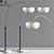 Modern Flam Arch Floor Lamp 3D model small image 1