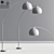 Sleek Arquer Arc Lamp 3D model small image 2