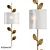 Modern Leafy Branch Sconce 3D model small image 1