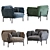 Sleek Cloud One Seater 3D model small image 1