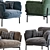 Sleek Cloud One Seater 3D model small image 4