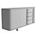 Luxury Donegal High Unit - Polish Lacquered Wood 3D model small image 5