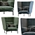 Cloud High Back LN5: Luxury Danish Design 3D model small image 2