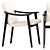 Sleek and Stylish FYNN Chair 3D model small image 3