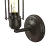 Title: Loft It Modern Black Metal Pendant 3D model small image 3