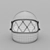 Sleek Motorcycle Helmet - High/Low Poly 3D model small image 5