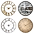 Elegant Uttermost Wall Clock 3D model small image 1