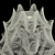 Golden Moire Pendant Lamp 3D model small image 3