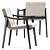 Sleek and Stylish: FYNN Chair & LINHA Dining Table 3D model small image 4