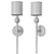 Rockland Faux Silk 1-Light Pendant 3D model small image 3