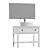 Modern Bathroom Furniture Set: HEMNES / TORNVIKEN 3D model small image 7