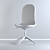 Stylish Ikea LANGFJALL Chair with 10 Variations 3D model small image 4